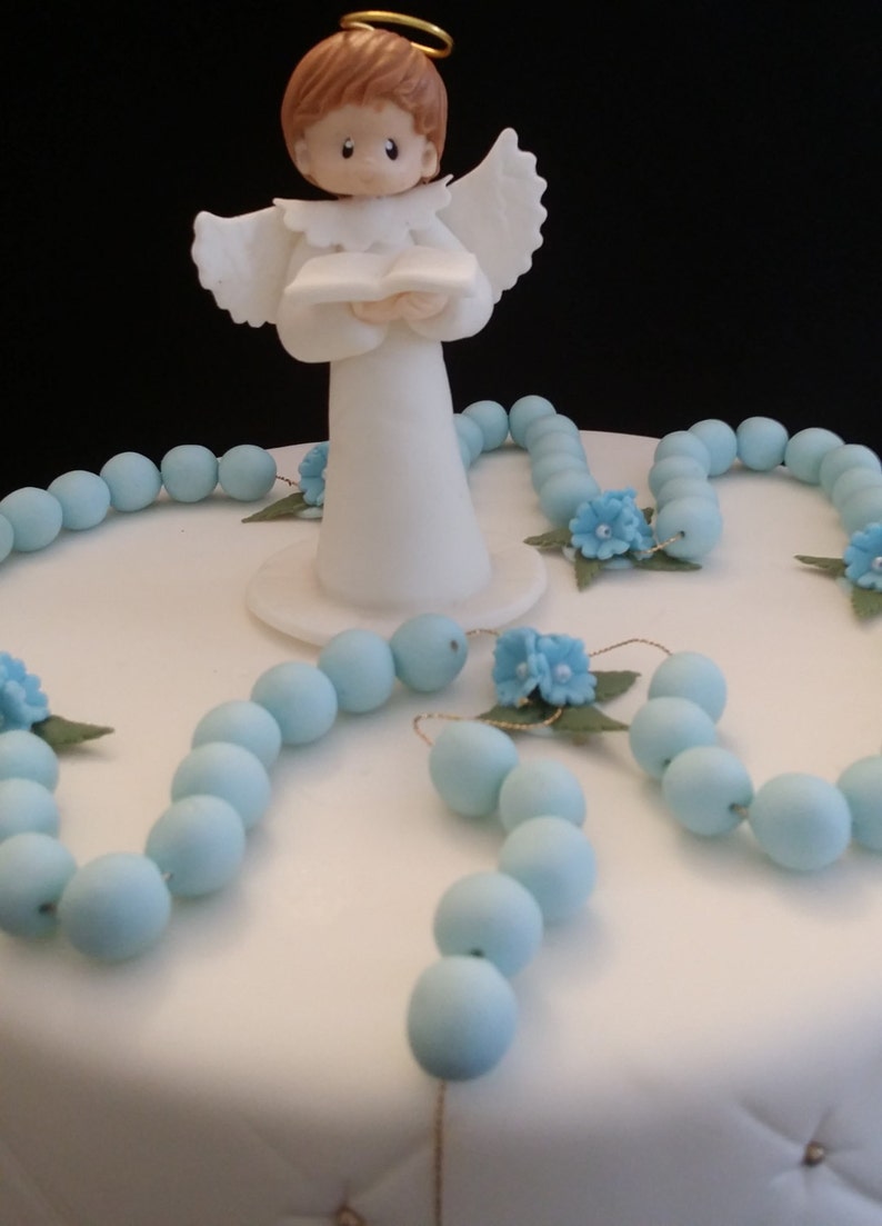 Boy Communion Cake Topper First Holy Communion Boy Baptism Etsy