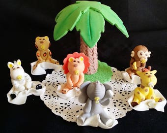 Jungle Animals Baby Shower, Safari Animal Birthday, Animal Birthday Party, Cute Baby Animals, Zoo Animals Favors, Zoo Animals Decorations