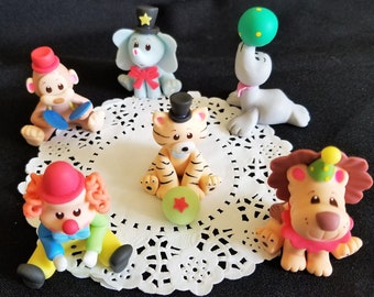 Circus Birthday Decorations, Carnival Party Decorations, Circus Party, Circus Baby Shower, Circus Cake Decorations, Circus Animals Topper