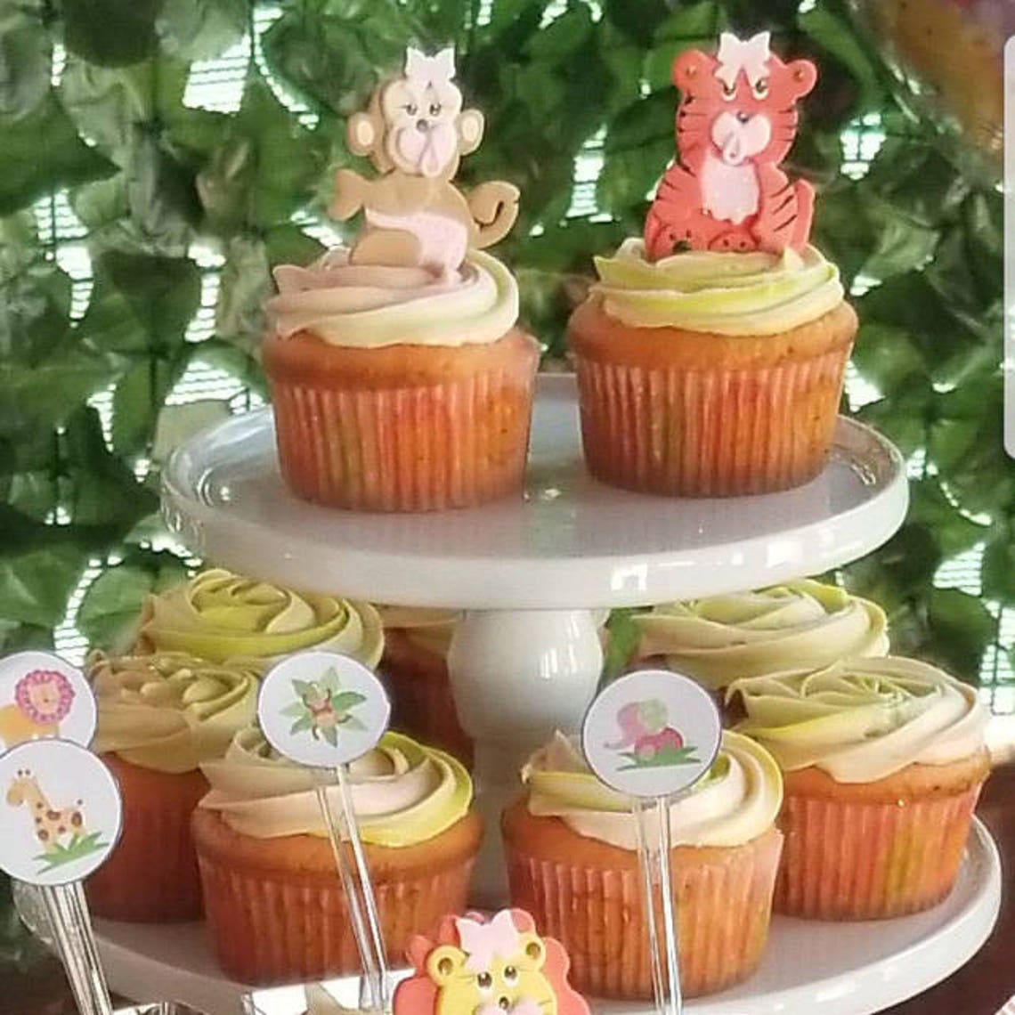 Jungle Birthday Jungle Party Favor Jungle Baby Animal Etsy
