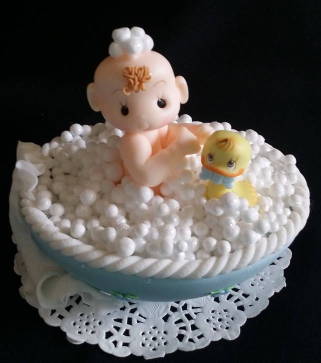 Baby Duck Cake Topper Baby And Duck Cake Topper Baby Shower Cake
