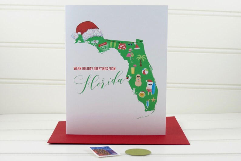 Florida Christmas Cards 
