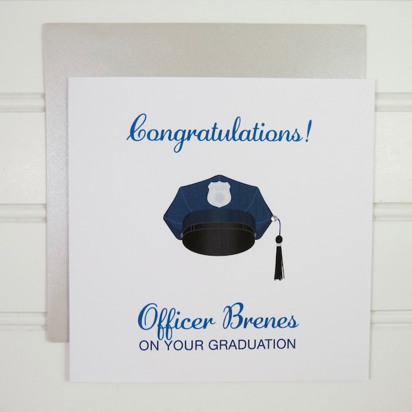 Military Graduation Card, Custom Card, for the Graduate, Army, Navy, Air Force, Marines, Police Academy, Firefighter, Ranger School Congrats
