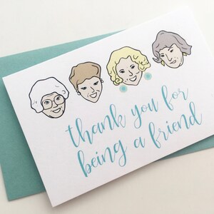 Golden Girls Cards, Mini Cards, Thank You for Being a Friend Cards, Thank You Cards, Mini Note Card Set, Lunch Box Notes, Mini Notes, Minis image 8