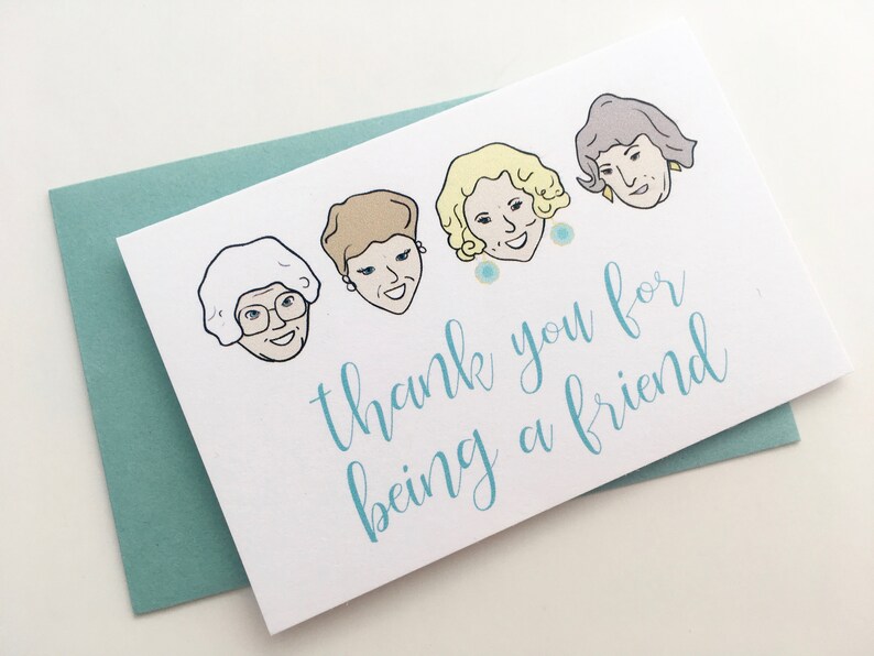 Golden Girls Cards, Mini Cards, Thank You for Being a Friend Cards, Thank You Cards, Mini Note Card Set, Lunch Box Notes, Mini Notes, Minis image 8