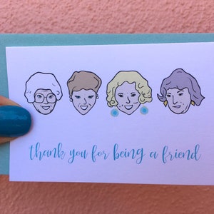 Golden Girls Cards, Mini Cards, Thank You for Being a Friend Cards, Thank You Cards, Mini Note Card Set, Lunch Box Notes, Mini Notes, Minis image 9