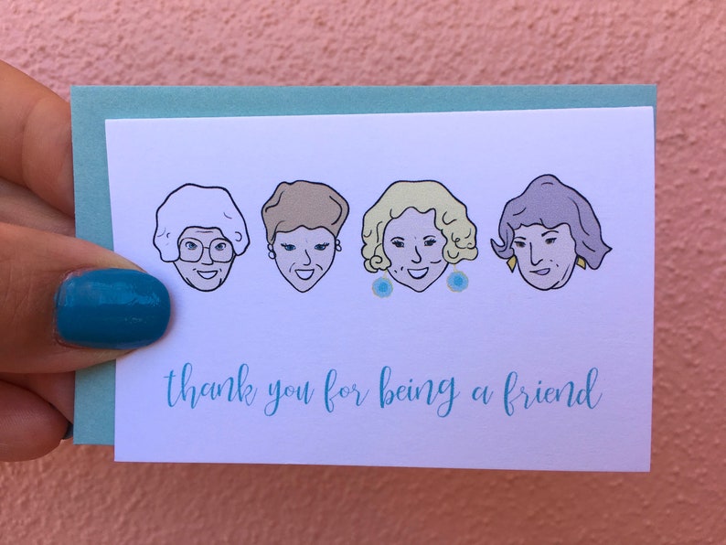 Golden Girls Cards, Mini Cards, Thank You for Being a Friend Cards, Thank You Cards, Mini Note Card Set, Lunch Box Notes, Mini Notes, Minis image 9