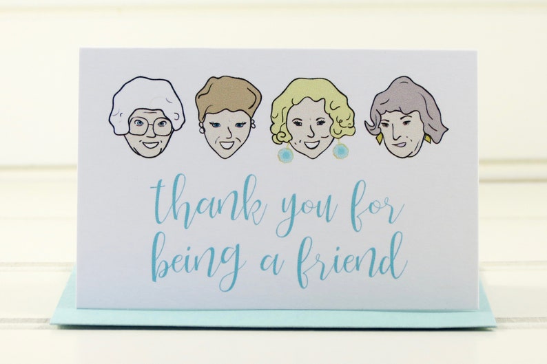 Golden Girls Cards, Mini Cards, Thank You for Being a Friend Cards, Thank You Cards, Mini Note Card Set, Lunch Box Notes, Mini Notes, Minis image 4