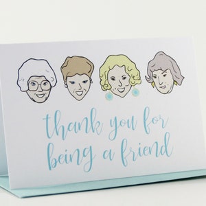 Golden Girls Cards, Mini Cards, Thank You for Being a Friend Cards, Thank You Cards, Mini Note Card Set, Lunch Box Notes, Mini Notes, Minis image 6