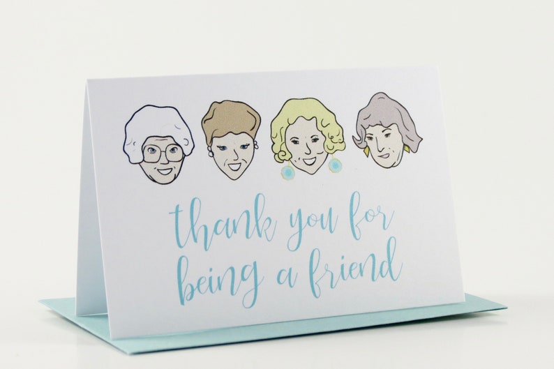 Golden Girls Cards, Mini Cards, Thank You for Being a Friend Cards, Thank You Cards, Mini Note Card Set, Lunch Box Notes, Mini Notes, Minis image 6