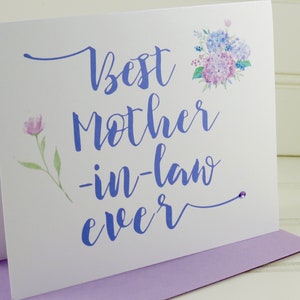 Card for Mother in Law, Mother's Day Card, Mothers Day Card, Card for Mother-in-Law, Mother in Law Card, Mother-in-Law Card, Mom in Law Card image 5