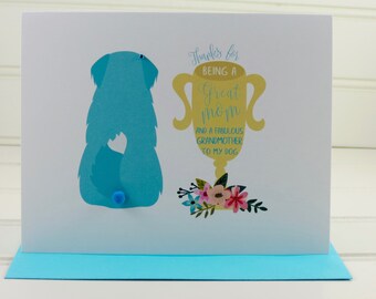 Dog Mother’s Day Card, Mothers Day Card, Dog Card, Mom, Mother, Mother-in-Law, Stepmother, Stepmom, from the Dog, Dog Grandmother, Fur Baby