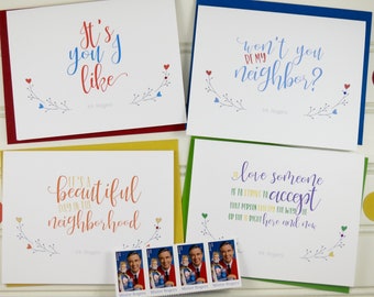 Mister Rogers Limited Edition Boxed Card Set, Mr. Rogers, Boxed Notecards, Mr. Rogers Quotes,  Just Because, Friendship, Encouragement Cards