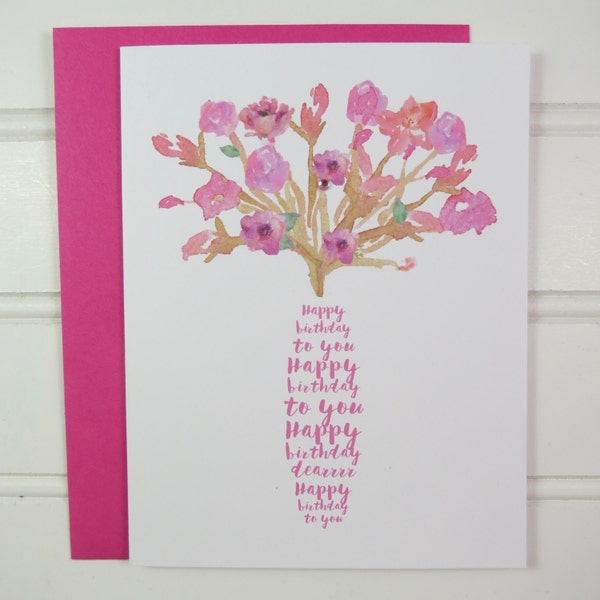 Happy Birthday Song, Card for Her, Mom, Mother, Wife, Daughter, Sister, Niece, Grandmother, Aunt, Wife, Cousin, Friend, Godmother, BFF