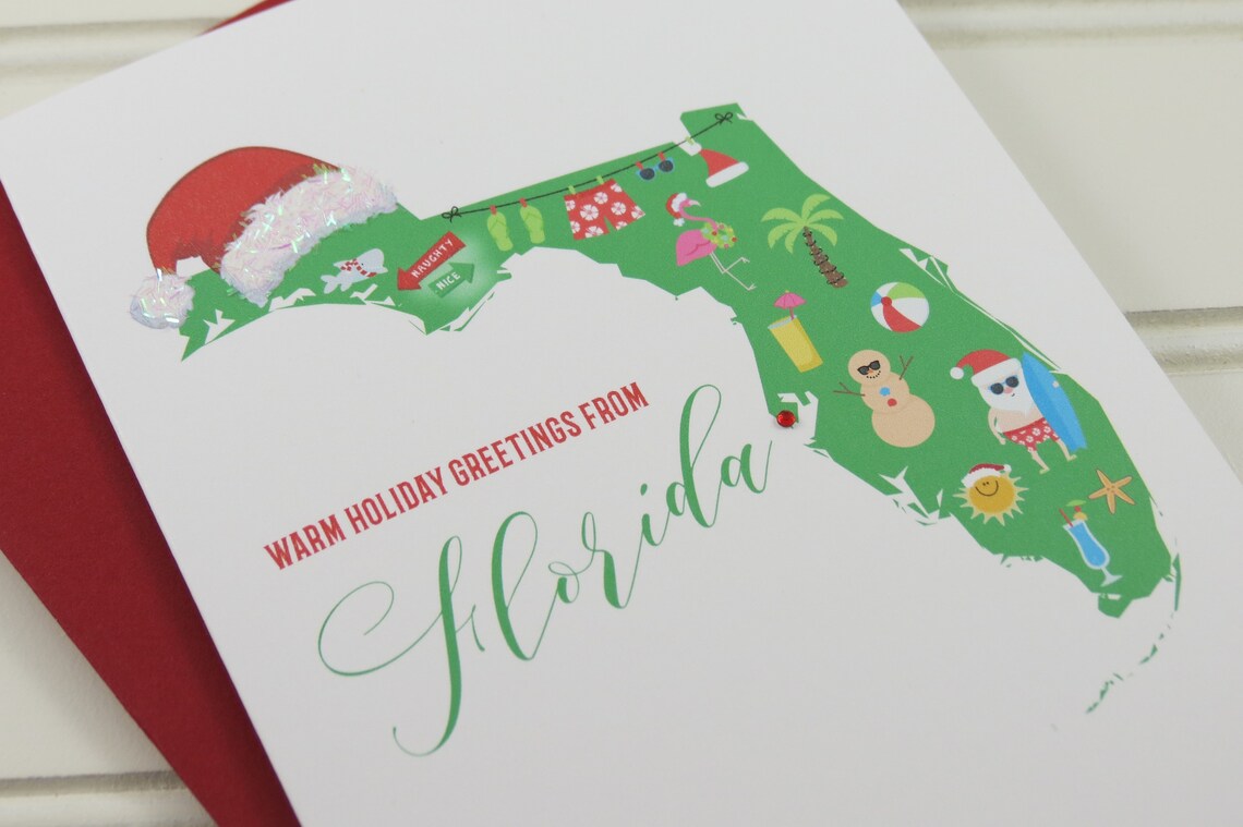 Florida Christmas Cards 