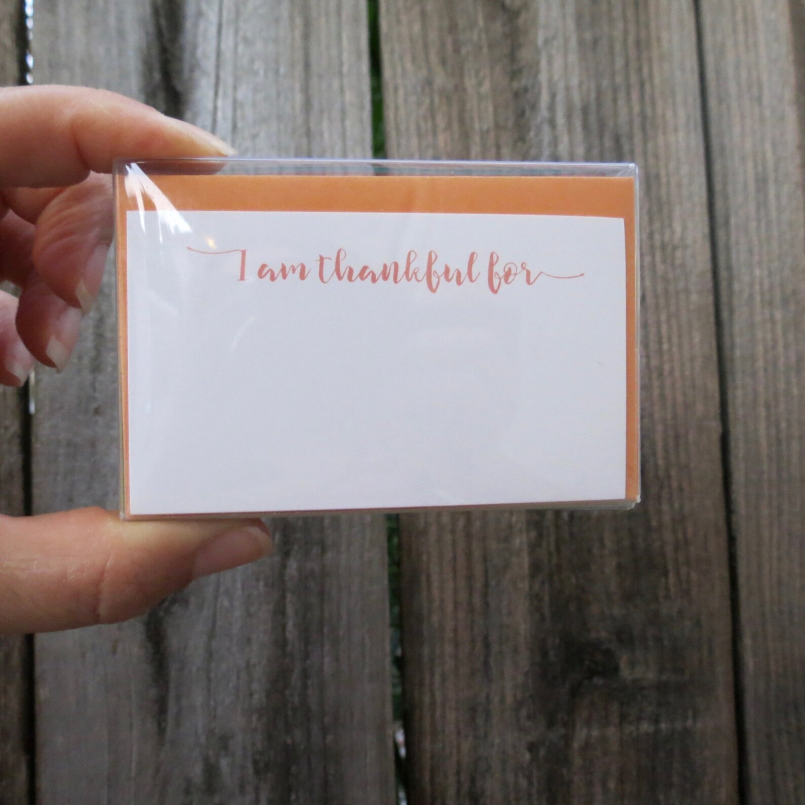 I Am Thankful Mini Cards Thank You Mini Cards Thankful Etsy