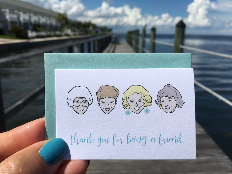 Golden Girls Cards, Mini Cards, Thank You for Being a Friend Cards, Thank You Cards, Mini Note Card Set, Lunch Box Notes, Mini Notes, Minis image 10