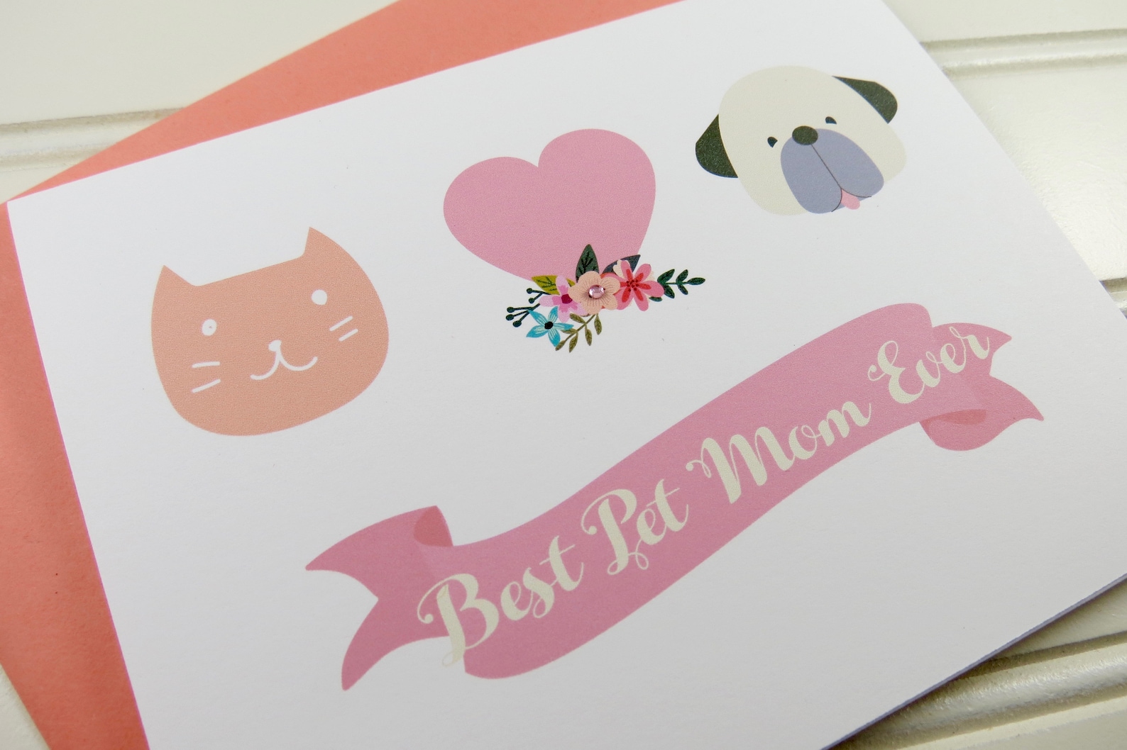 Mothers Day Card Pet Card Pet Mom Cat Mom Dog Mom Pet - Etsy
