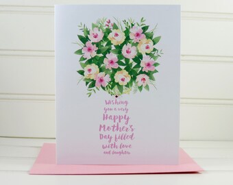 Mother’s Day Card, Mothers Day Card, Mother, Mom, Grandmother, Sister, Daughter, Wife, Stepmom, Girlfriend, Mother-in-Law, Aunt, Godmother