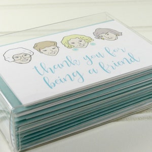 Golden Girls Cards, Mini Cards, Thank You for Being a Friend Cards, Thank You Cards, Mini Note Card Set, Lunch Box Notes, Mini Notes, Minis image 3