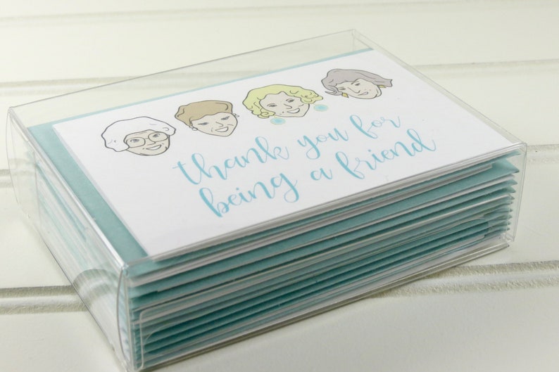 Golden Girls Cards, Mini Cards, Thank You for Being a Friend Cards, Thank You Cards, Mini Note Card Set, Lunch Box Notes, Mini Notes, Minis image 3