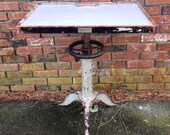 Bausch & Lomb Optical CO. Microscope/opticians table. early 1900s industrial/medical steampunk adjustable