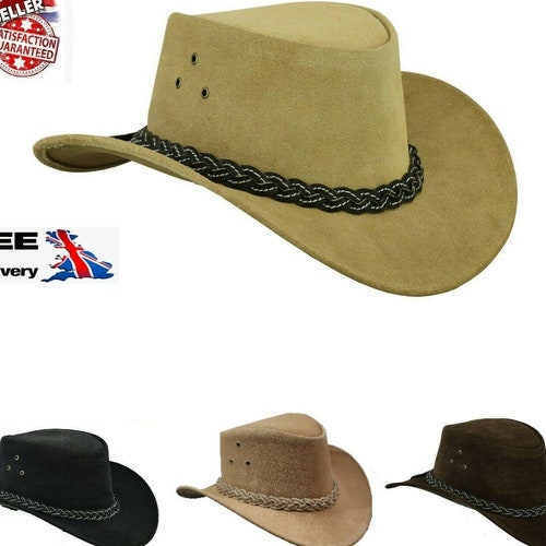Men's Real Leather Australian Western Cowboy Style Tan - Etsy UK