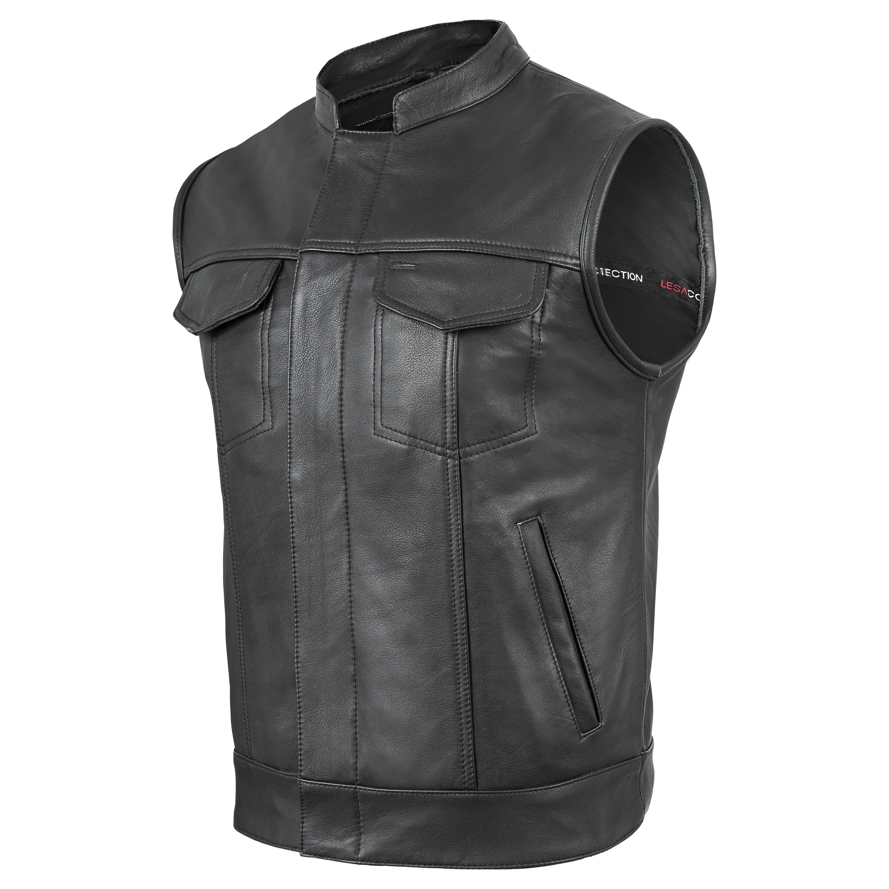 Mens Motorcycle Riding Blk Son of anarcy Club Leather Vest Big Sizes Upto 12XL Mens Motorcycle Riding Blk Son of anarcy Club Leather Vest Big Sizes Upto 12XL