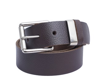 100% Full Grain Leather Belt Great for Jeans,Casual & Work Lesa Collection