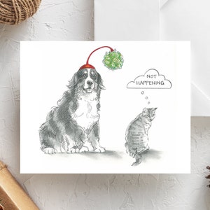 Bernese Mountain Dog Holiday Cards | Bernese Christmas Cards | Berner Holiday Cards | Dog Christmas Cards | Bernese Mtn Dog Card