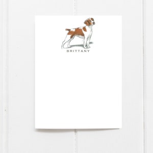 Brittany note cards | Brittany stationery | Brittany stationary | Brittany custom note cards | dog stationery | dog stationary | dog cards