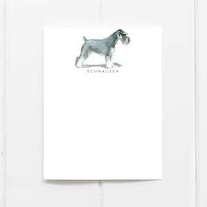 Schnauzer Note Cards | Miniature Schnauzer Note Cards | Custom Schnauzer Cards | Schnauzer Stationery | Schnauzer Stationary | Dog Cards