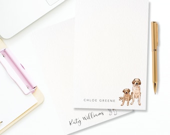 Personalized Dog Note Pad | Dog Breed Note Pads | Custom Pet Stationery | Personalized Gifts | Unlined Custom Pet Note Pads