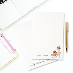 Personalized Dog Note Pad | Dog Breed Note Pads | Custom Pet Stationery | Personalized Gifts | Unlined Custom Pet Note Pads