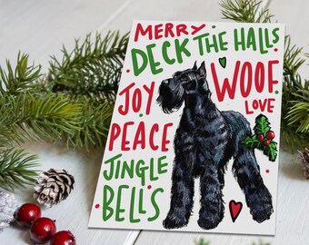 Giant Schnauzer Christmas Cards: Boxed Holiday Set