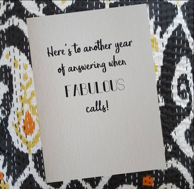 Fabulous Dachshund Birthday Card