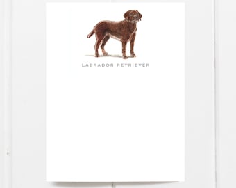 Season Greeting Labrador Retriever Note Cards 20 Note Cards & 20 Envelopes.