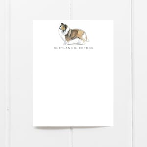 Shetland Sheepdog Note Cards | Sheltie Stationery | Sheltie Stationary | Sheltie Note Cards | Dog Stationery | Dog Stationary | Dog Cards