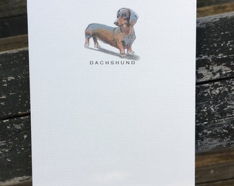 Dachshund Dog Note Card Set
