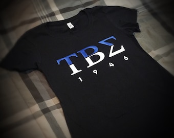 Tau Beta Sigma - Black T-Shirt (Active)