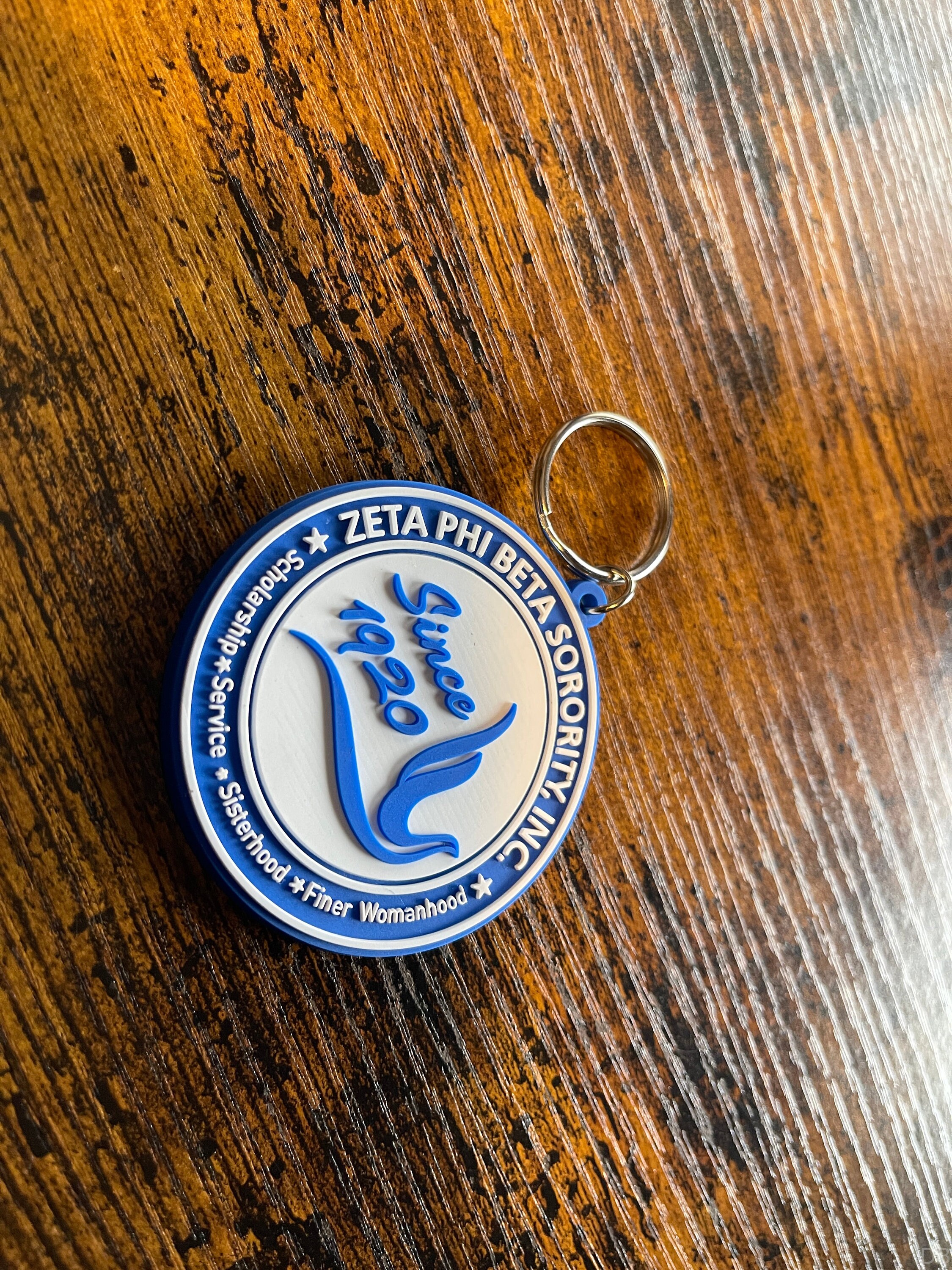 Zeta Phi Beta V2 Key Chain - Etsy