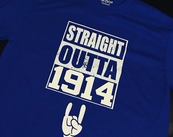 Straight Outta 1914 - Phi Beta Sigma Greek T-Shirt