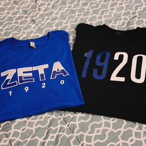 Zeta Phi Beta Shirt Bundle / ZPhiB01 / Zeta Phi Beta Paraphernalia / 2 Shirts