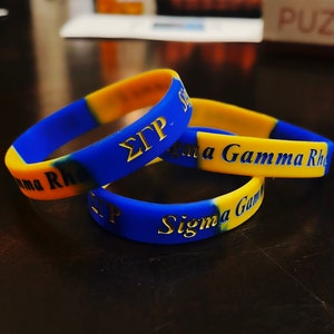Sigma Gamma Rho Poodle Bracelet | Sigma Gamma Rho Silicon Bracelet