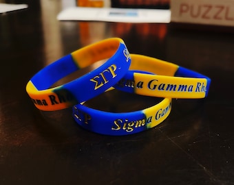 Sigma Gamma Rho Poodle Bracelet | Sigma Gamma Rho Silicon Bracelet