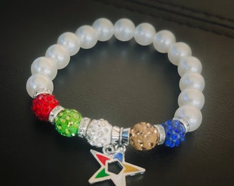 OES Order of the Eastern Star Bracelet | 10mm | Star 1