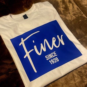 Zeta Phi Beta Shirt - Finer Since 1920 Shirt - White Edition - Zeta Phi Beta Paraphernalia