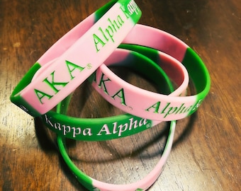 Pink and Green Wristband