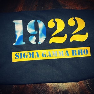 Sigma Gamma Rho Shirt - 1922