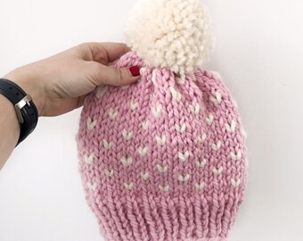 Samband of Iceland Wool Hat Fair Isle Knit Beanie Cap Cream  display picture 3
